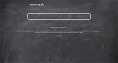 Desktop Screenshot of mirrorsup.biz