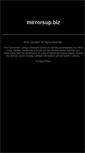 Mobile Screenshot of mirrorsup.biz